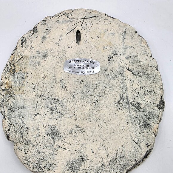 VTG Shapes of Clay by Stan Langtwait Horses Plaque Mount St. Helens Ash Signed - Picture 4 of 8